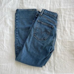 Levi’s Ribcage Straight Ankle Jeans - Blue